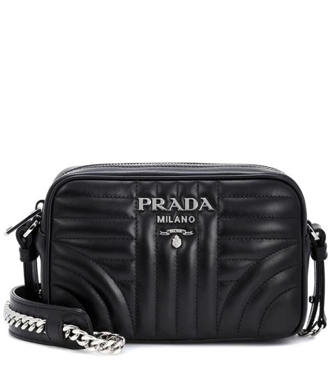 prada diagramme crossbody bag leather black|Prada Diagramme leather cross.